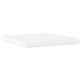 Letto con Materasso Hvar Bianco 200x200cm in Similpelle