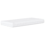 Letto Viana con Materasso Grigio 100x200 cm in Similpelle