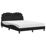 Letto Viana con Materasso Nero 120x200 cm in Similpelle