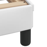 Letto Viana con Materasso Bianco 120x200 cm in Similpelle