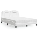 Letto Viana con Materasso Bianco 120x200 cm in Similpelle