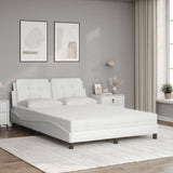 Giroletto senza Materasso Zadar Bianco 120x200 cm in Similpelle