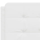 Giroletto senza Materasso Zadar Bianco 120x200 cm in Similpelle