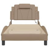 Giroletto Viana con LED senza Materasso Cappuccino 90x190 cm