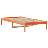 Dormeuse senza Materasso Marrone Cera 90x190 cm Legno di Pino