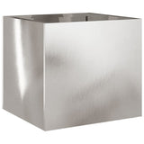 Fioriera Argento 32x30x29 cm in Acciaio Inox