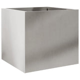 Fioriera Argento 32x30x29 cm in Acciaio Inox