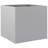 Fioriera Argento 32x30x29 cm in Acciaio Zincato