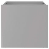 Fioriera Argento 32x30x29 cm in Acciaio Zincato