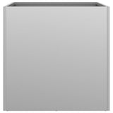 Fioriere 2pz Argento 42x40x39 cm in Acciaio Zincato