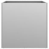 Fioriere 2pz Argento 42x40x39 cm in Acciaio Zincato