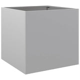Fioriera Argento 49x47x46 cm in Acciaio Zincato