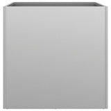 Fioriera Argento 49x47x46 cm in Acciaio Zincato