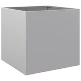 Fioriere 2pz Argento 49x47x46 cm in Acciaio Zincato