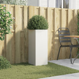 Fioriera Bianca 32x29x75 cm in Acciaio