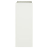 Fioriera Bianca 32x29x75 cm in Acciaio