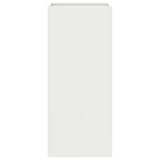 Fioriera Bianca 32x29x75 cm in Acciaio