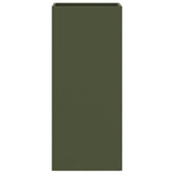 Fioriera Verde Oliva 32x29x75 cm in Acciaio