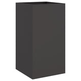 Fioriera Nera 42x38x75 cm in Acciaio