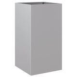 Fioriera Argento 42x38x75 cm in Acciaio Zincato