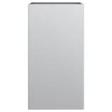 Fioriera Argento 42x38x75 cm in Acciaio Zincato