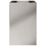 Fioriera Argento 52x48x75 cm in Acciaio Inox