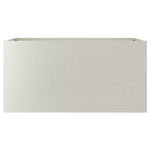 Fioriera Argento 62x30x29 cm in Acciaio Inox