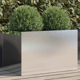 Fioriera Argento 62x40x39 cm in Acciaio Inox