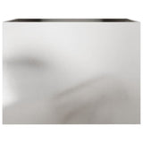 Fioriera Argento 62x47x46 cm in Acciaio Inox