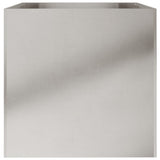 Fioriera Argento 62x47x46 cm in Acciaio Inox
