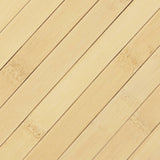Tappeto Rettangolare Naturale Chiaro 60x100 cm in Bambù