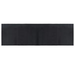Tappeto Rettangolare Nero 60x200 cm in Bambù