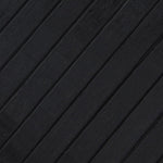 Tappeto Rettangolare Nero 60x200 cm in Bambù