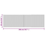 Tappeto Rettangolare Marrone 60x200 cm in Bambù