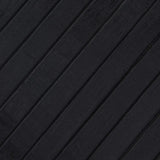Tappeto Rettangolare Nero 60x400 cm in Bambù