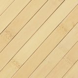 Tappeto Rettangolare Natura Chiaro 60x500 cm in Bambù