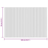 Tappeto Rettangolare Marrone 70x100 cm in Bambù