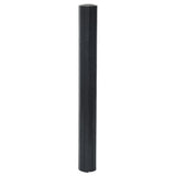 Tappeto Rettangolare Nero 70x400 cm in Bambù