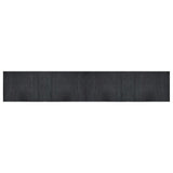 Tappeto Rettangolare Grigio 70x400 cm in Bambù