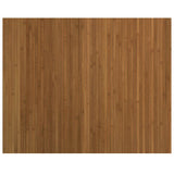 Tappeto Rettangolare Marrone 80x100 cm in Bambù