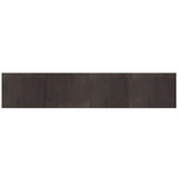 Tappeto Rettangolare Marrone Scuro 80x400 cm in Bambù