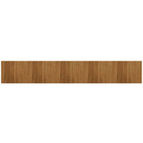 Tappeto Rettangolare Marrone 80x500 cm in Bambù