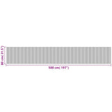 Tappeto Rettangolare Marrone 80x500 cm in Bambù