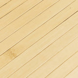 Tappeto Rettangolare Natura Chiaro 80x500 cm in Bambù