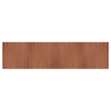 Tappeto Rettangolare Marrone 100x400 cm in Bambù