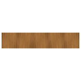 Tappeto Rettangolare Marrone 100x500 cm in Bambù