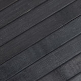 Tappeto Rettangolare Grigio 100x500 cm in Bambù