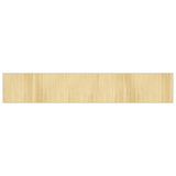 Tappeto Rettangolare Natura Chiaro 70x400 cm in Bambù