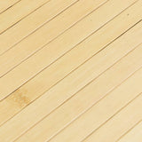 Tappeto Rettangolare Naturale Chiaro 70x1000 cm in Bambù