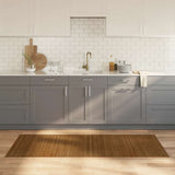 Tappeto Rettangolare Marrone 80x200 cm in Bambù